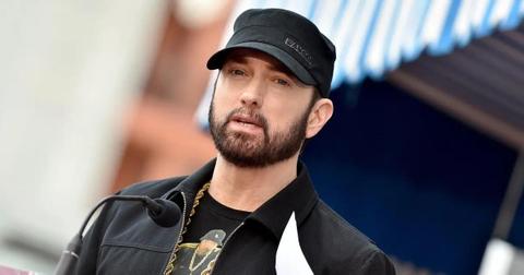 eminem standing on street