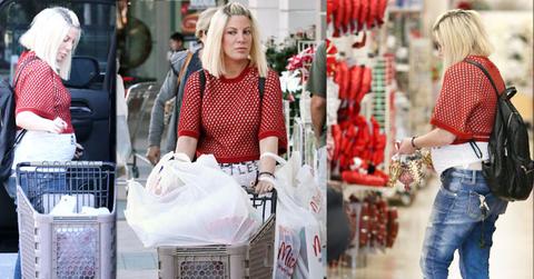 Tori Spelling Pregnant Baby Bump Fifth Child Shopping Money Crisis