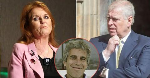 Split photos of Jeffrey Epstein, Sarah Ferguson and Prince Andrew