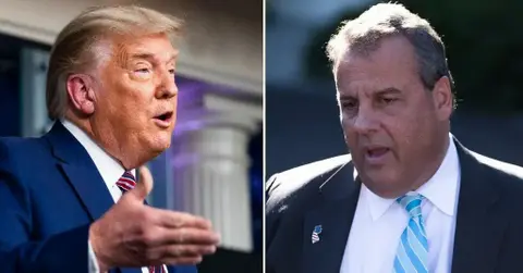 trump jokes about calling chris christie a fat pig at rally