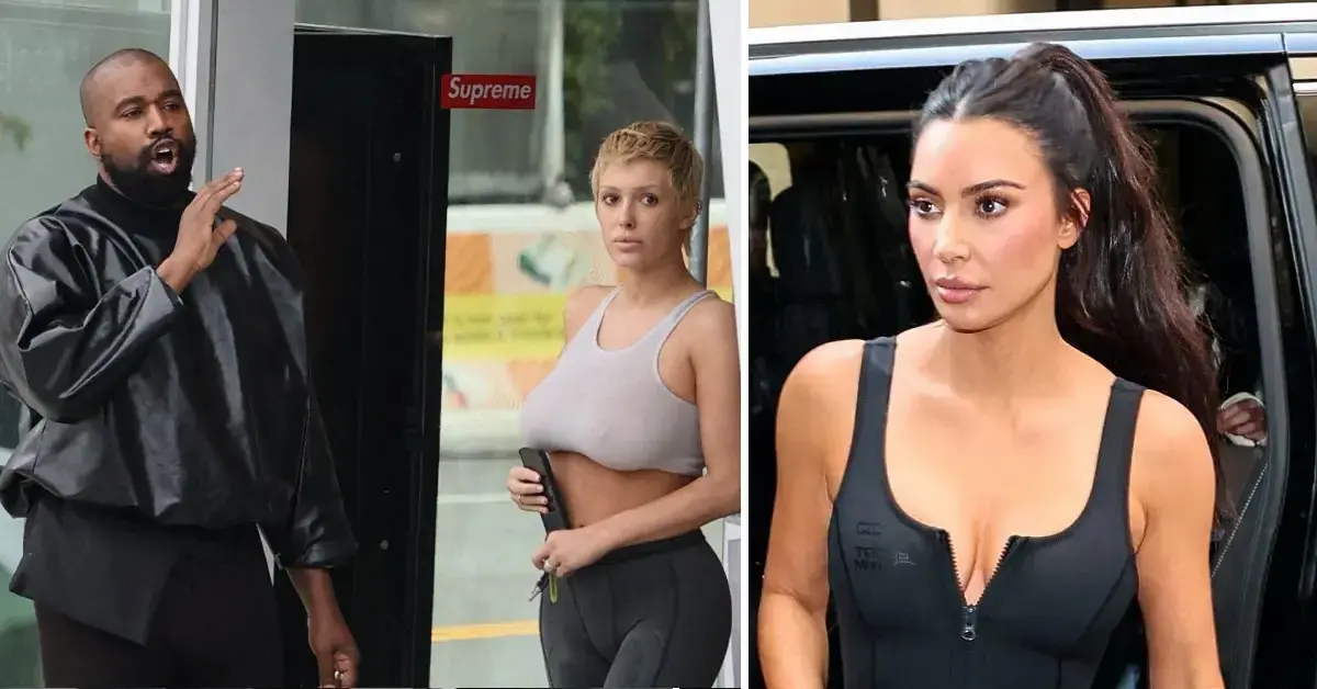 Photo of Kanye West, Bianca Censori, Kim Kardashian