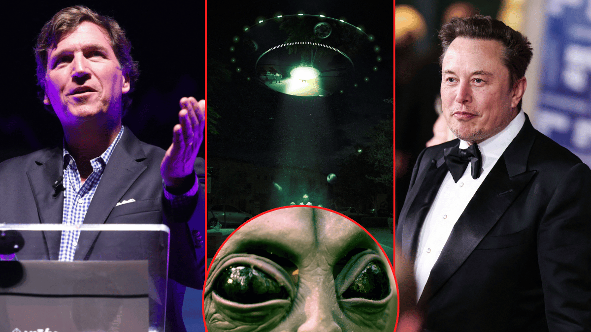 Tucker Carlson is a believer in UFOs.