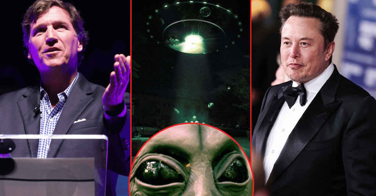 EXCLUSIVE: Tucker Carlson Grateful SpaceX Founder Elon Musk Is Cautiously Interested in Aliens — Hes Convinced UFOs Do Exist