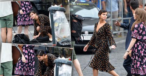Selena Gomez Dress Rome Vacation