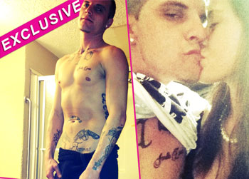 //jenelle evans fiance tattoo name