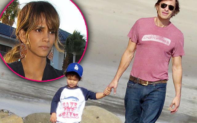 Halle Berry Ex Olivier Martinez With Son Maceo Martinez