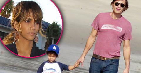 Halle Berry Ex Olivier Martinez With Son Maceo Martinez