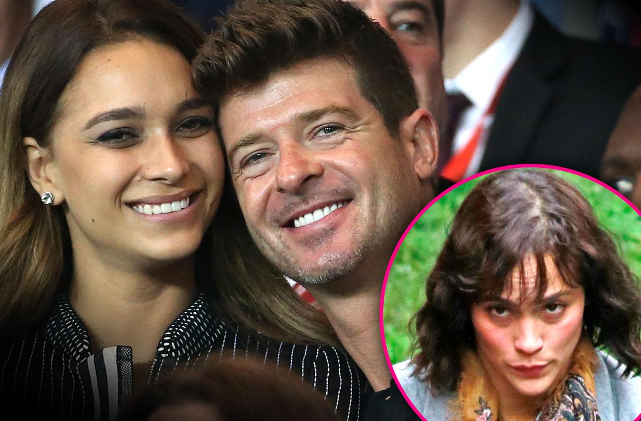 //Robin Thicke Girlfriend Pregnant Paula Patton pp