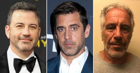 jimmy kimmel aaron rodgers jeffrey epstein allegations