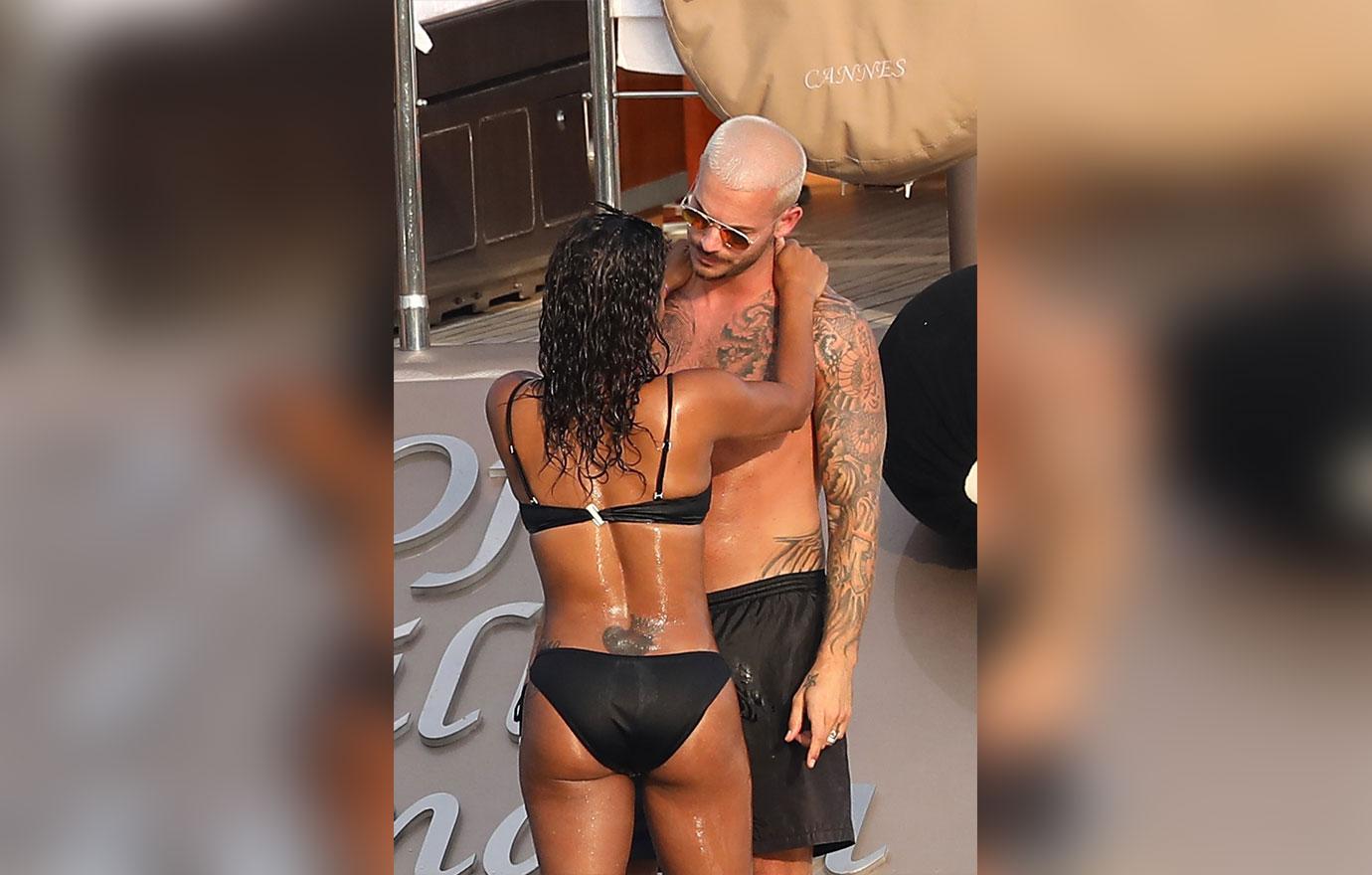 Christina Milian Matt Pokora PDA Yacht