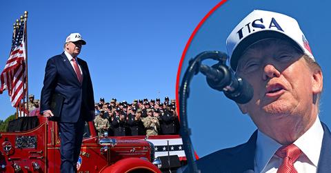 Donald Trump was called out for his controversial rally remarks about which cities Iran could 'take out'.