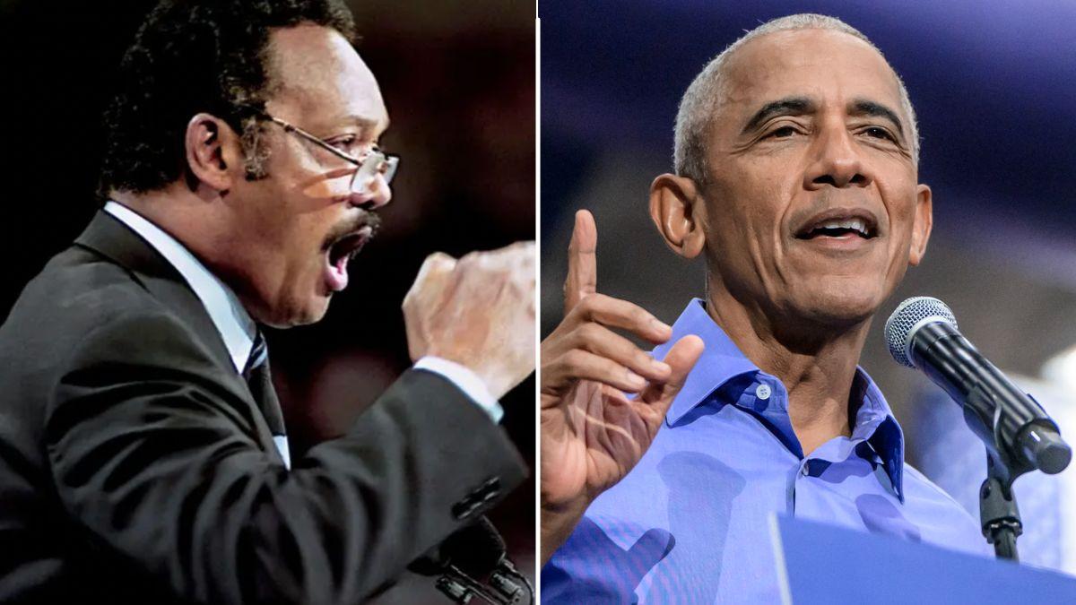 Photo of Jesse Jackson, Barack Obama