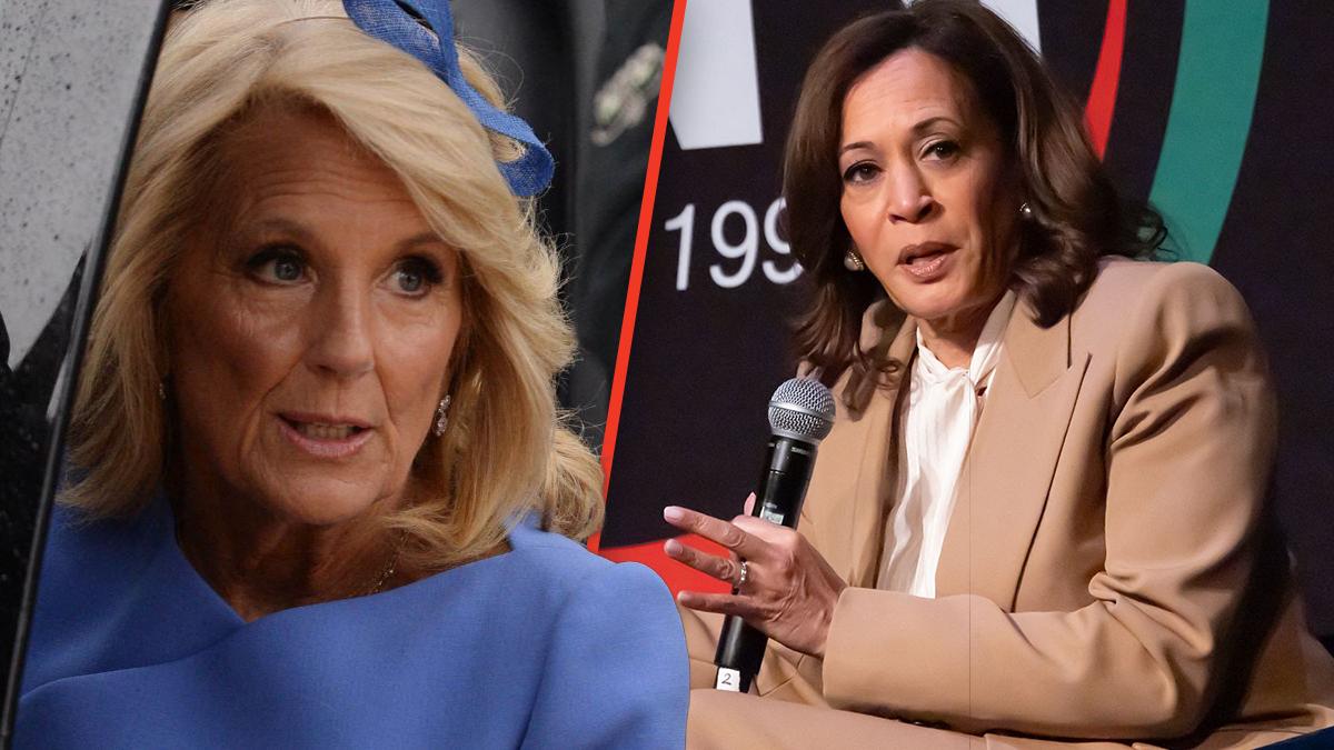 Photo of Jill Biden and Kamala Harris
