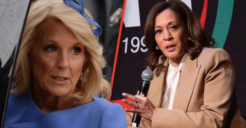 Photo of Jill Biden and Kamala Harris