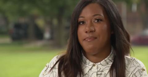 A TV reporter was shot in the mouth by an abusive ex after he rammed her car and attacked her before turning the gun on himself.