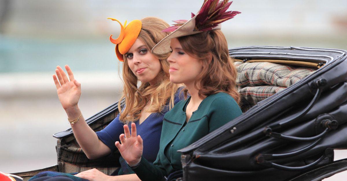 Photo of Princesses Beatrice and Eugenie.