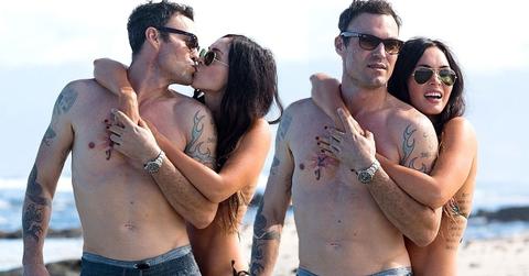 Megan Fox Bikini Husband Kiss