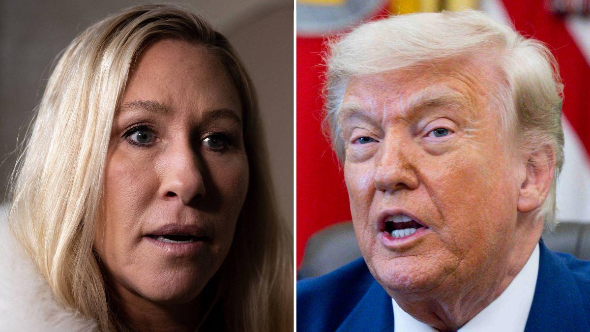 picture of Marjorie Taylor Greene and Donald Trump