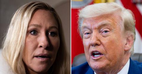 picture of Marjorie Taylor Greene and Donald Trump