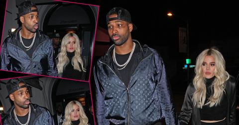 //Khloe Kardashian Holds Hands Tristan Thompson Date Cheating pp