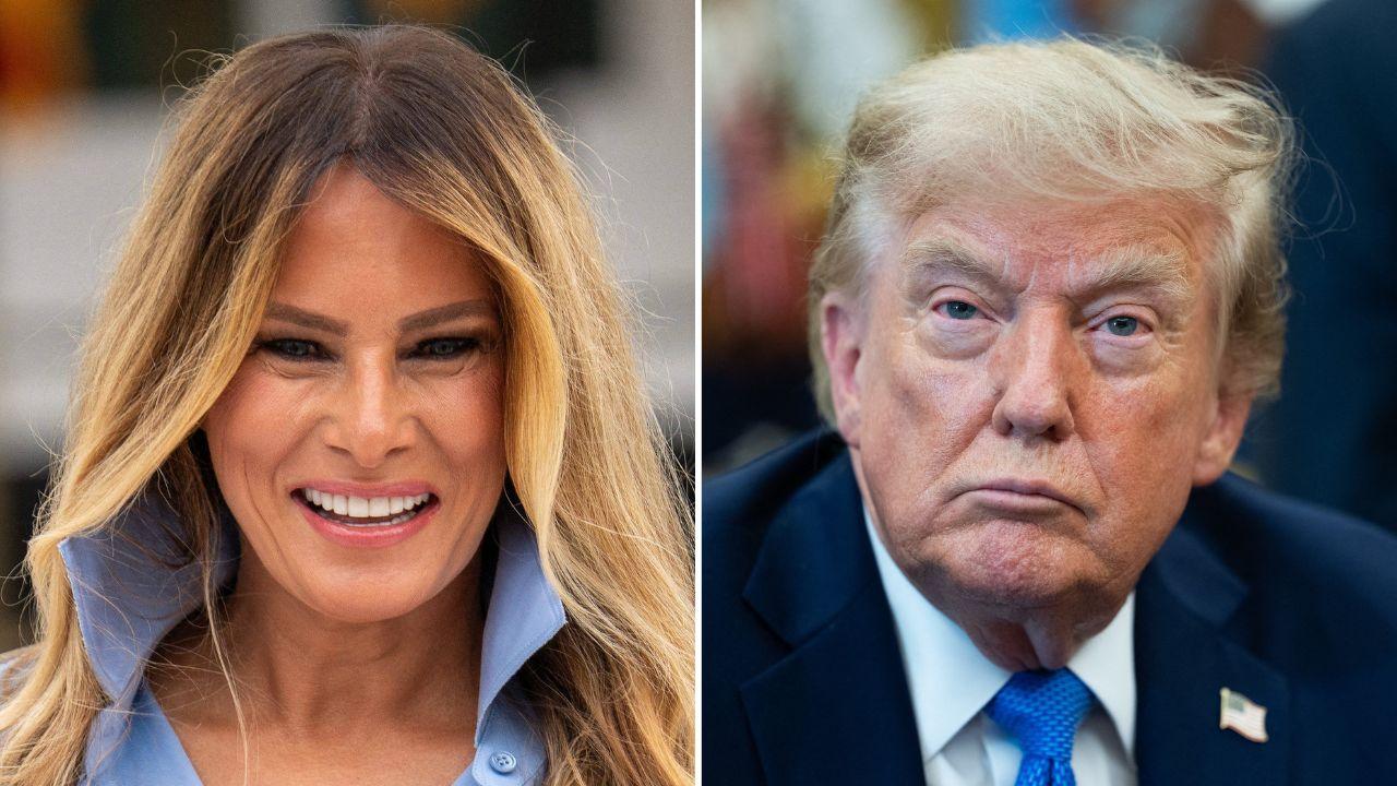 picture of Melania trump and Donald Trump
