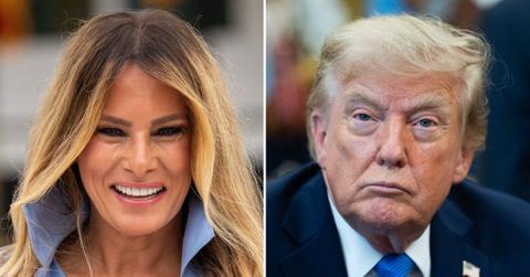 picture of Melania trump and Donald Trump