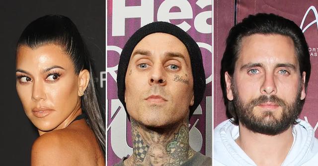 kourtney kardashian s travis barker scott disick pp