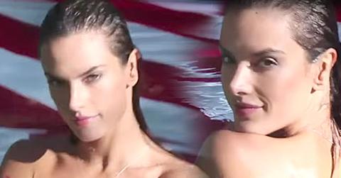Alessandra Ambrosio Nude Topless Advent Calendar