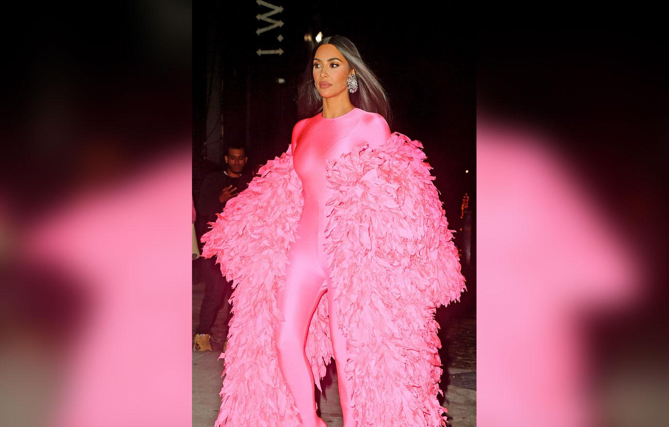 Kim Kardashian Accused Of Copying Realty Star With Caution Tape Balenciaga Outfit