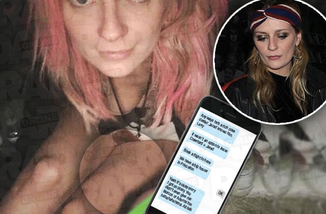 Mischa Barton Meltdown Track Mark Claims