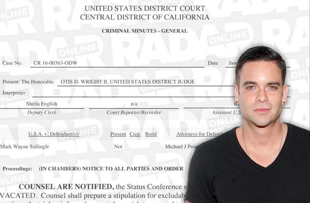 Glee Mark Salling Child Porn Arrest Hearing Canceled