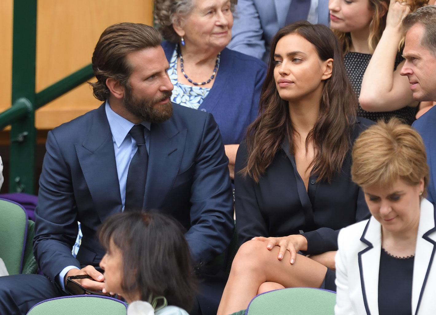 Bradley Cooper Irina Shayk Wimbledon Fight