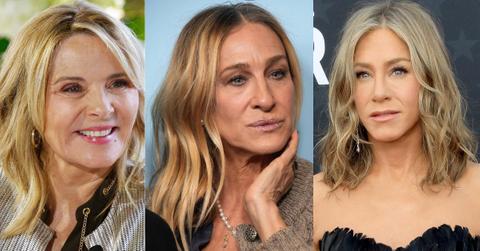 photo of Jen Aniston and Kim Cattrall and sarah jessica parker