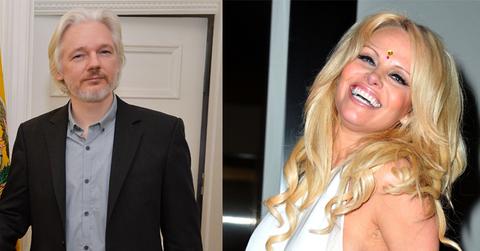 Pamela Anderson Julian Assange Romance Rumors Embassy Visits