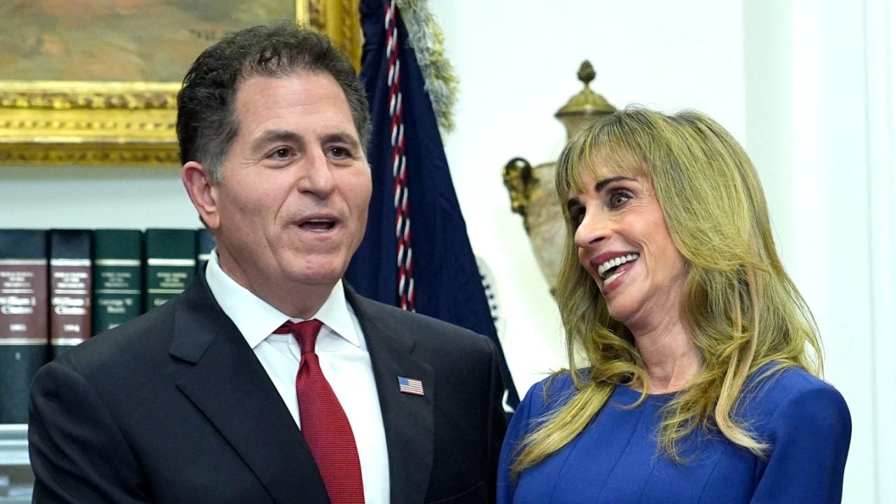 Susan Dell and Michael Dell