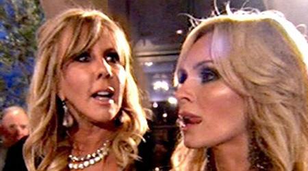 //vicki gunvalson tamra barney at party