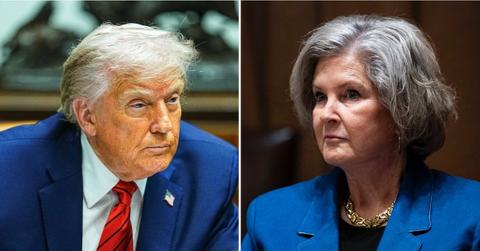 Photo of Donald Trump, Susie Wiles