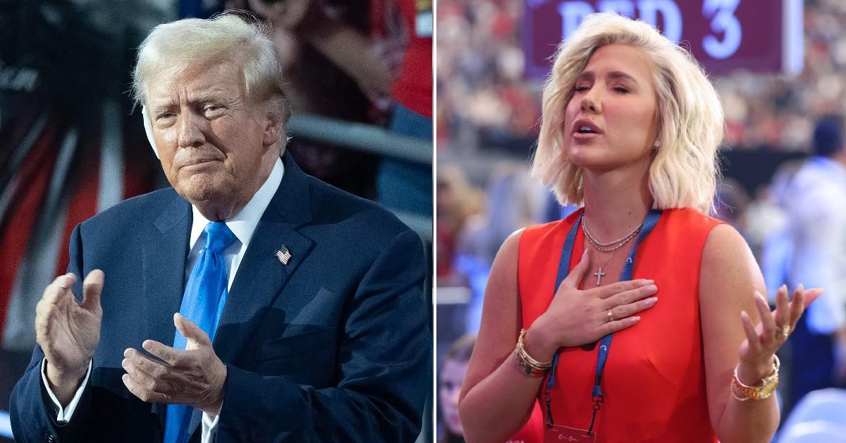 Photo of Donald Trump, Savannah Chrisley