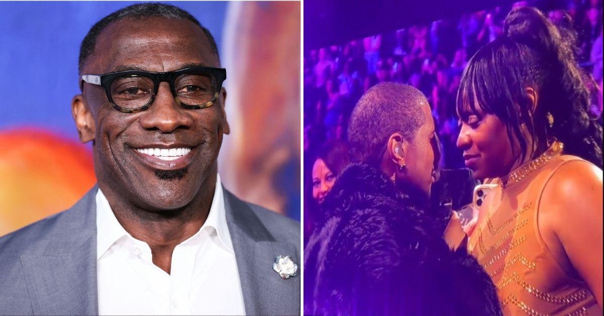 Photo of Shannon Sharpe, Usher and Jimalita Tillman