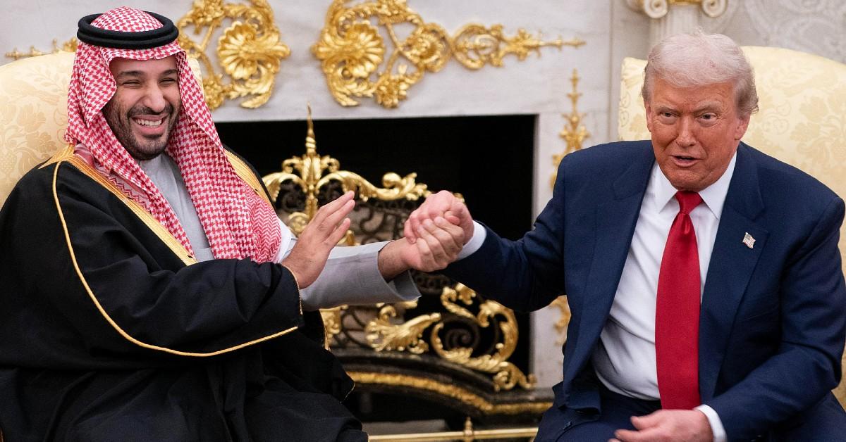 Photo of Mohammed bin Salman and Donald trump