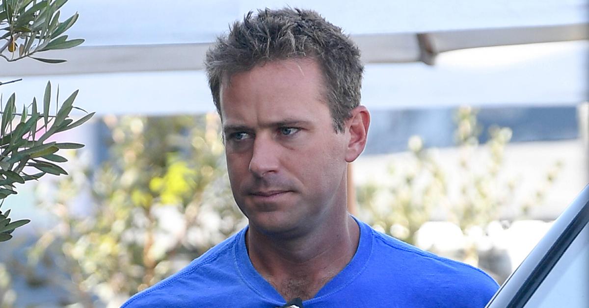 Armie Hammer Sporting Creepy New Mustache After Scandal