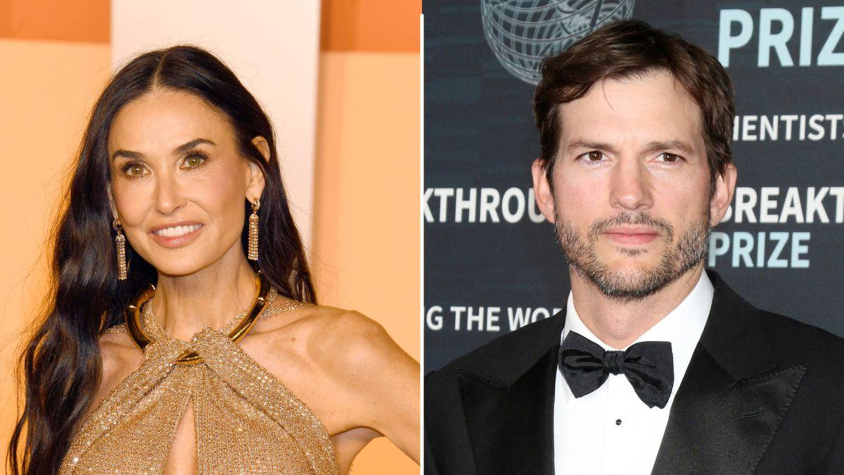 More than a decade after their split, Demi Moore is quietly supporting Ashton Kutcher as he promotes the FX series 'The Beauty.'