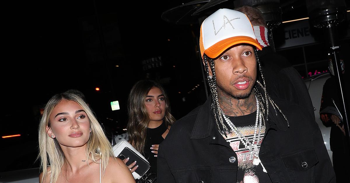 tyga engagement rumors girlfriend camaryn swanson diamond ring finger photos