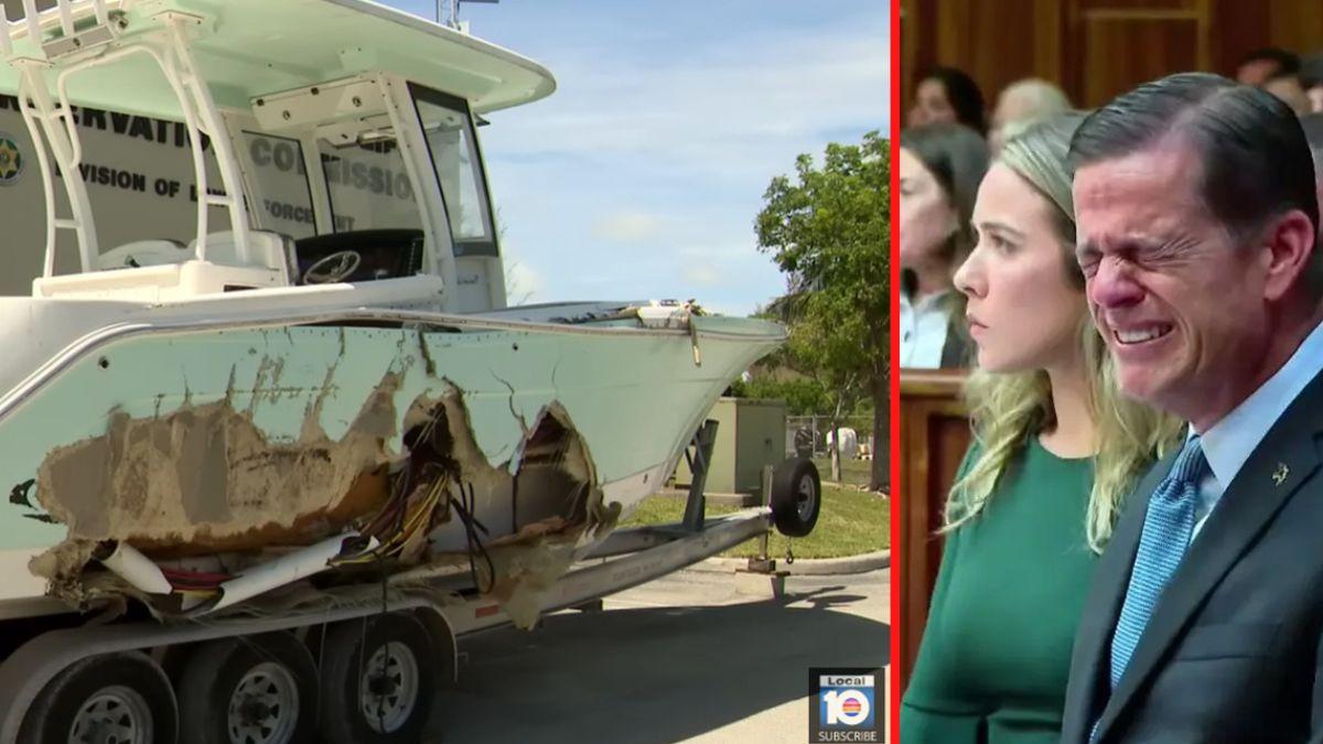 George Pino suffered a 'brain injury' during a deadly boat crash, an expert tesitfied.