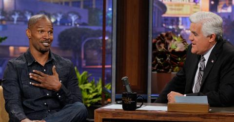 //jamie foxx quitting acting tv talk show host jay leno advice pp