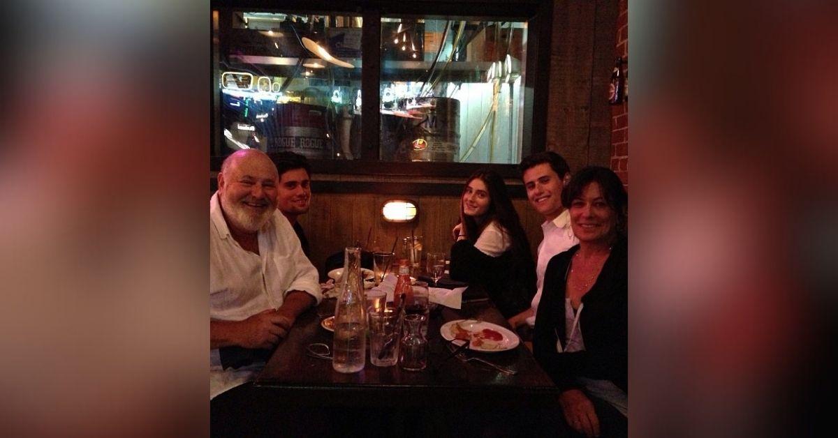 Photo of Rob Reiner and family