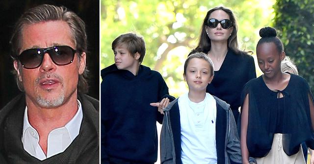 angelina jolie kids drop custody divorce brad pitt