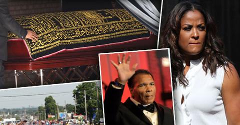 Muhammad Ali Funeral Family Laila