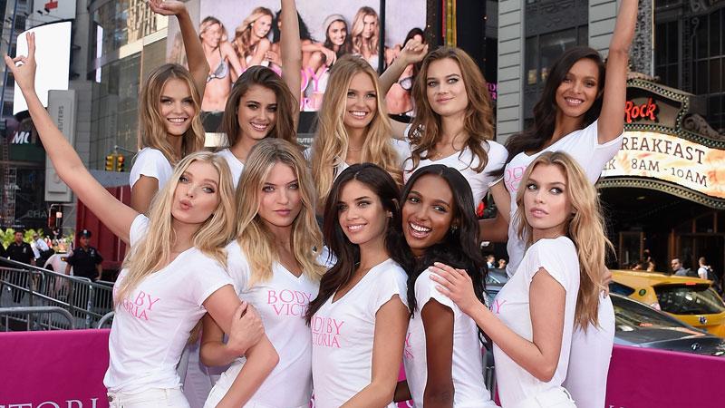 48 The Newest Victorias Secret Angels Launch The All New Body By Victoria  Campaign In Times Square Photos & High Res Pictures - Getty Images