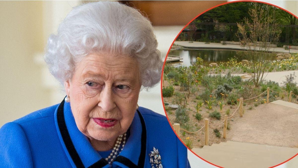 Photo of Queen Elizabeth and The Queen Elizabeth II Garden  